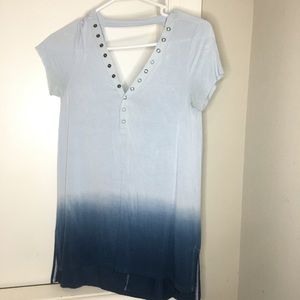 blue ombré shirt from american eagle